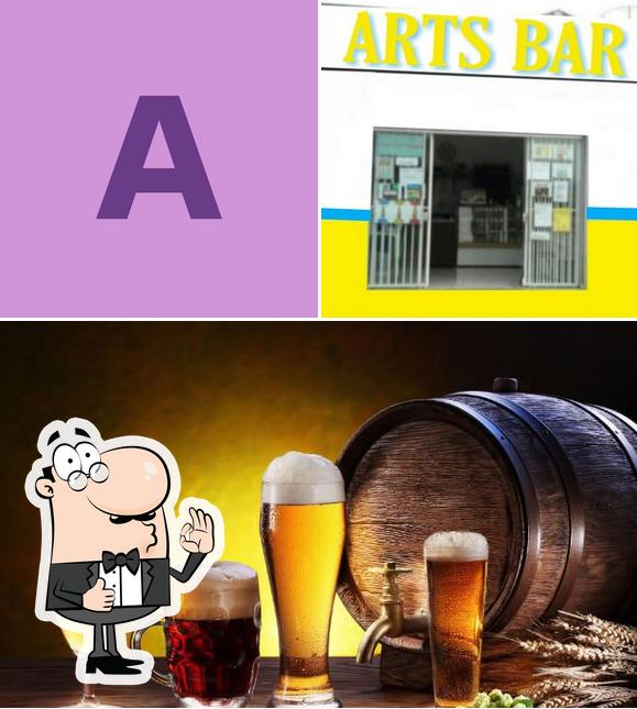 Look at the picture of ARTS BAR