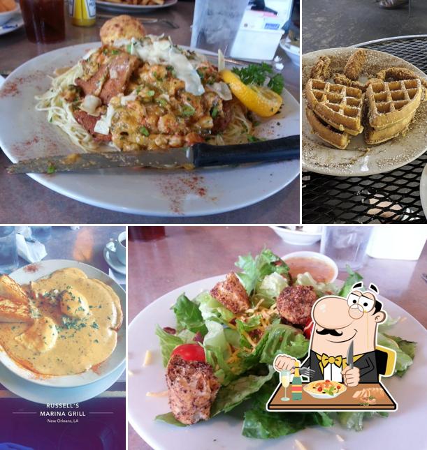 Russell's Marina Grill in New Orleans Restaurant menu and reviews