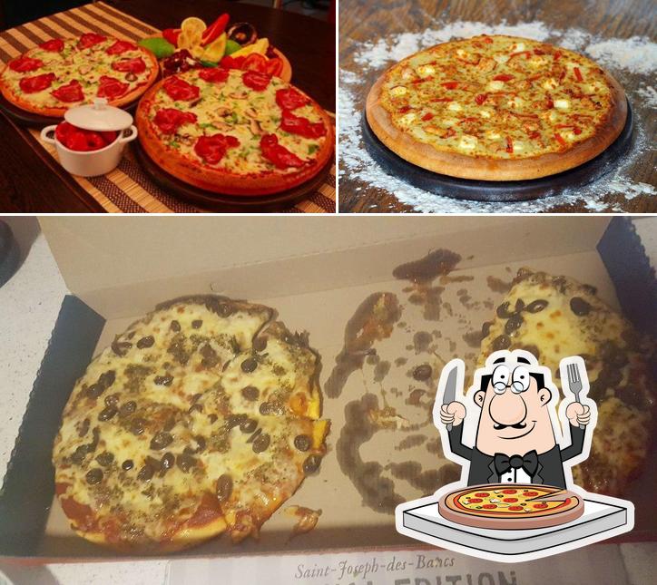 Order different variants of pizza