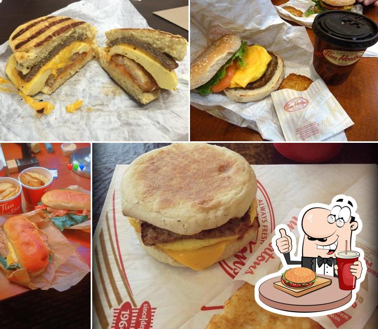 Tómate una hamburguesa en Tim Hortons