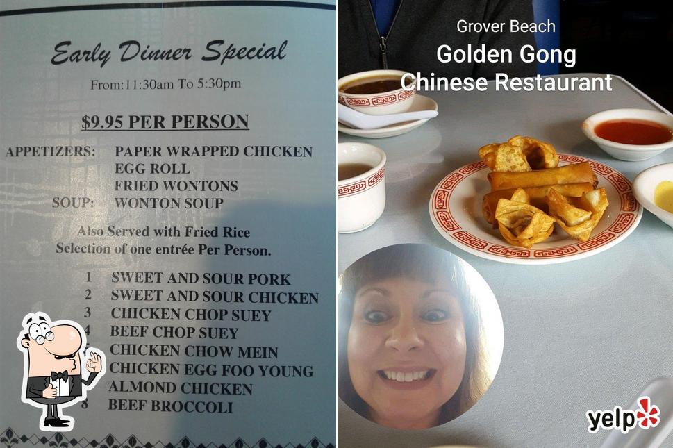 Golden Gong Chinese Restaurant in Grover Beach Restaurant menu and