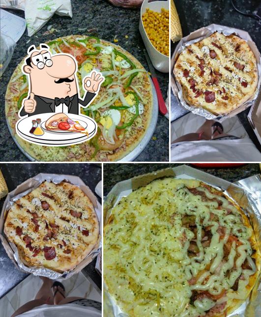 No Papa louis pizzaria e sanduícheria, você pode degustar pizza