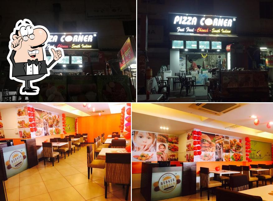 The interior of Pizza Corner