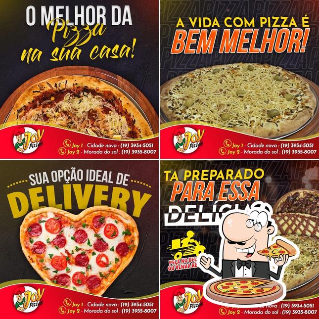 Experimente diversos tipos de pizza