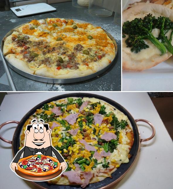 Experimente pizza no Baruk Esfihas e Pizzas