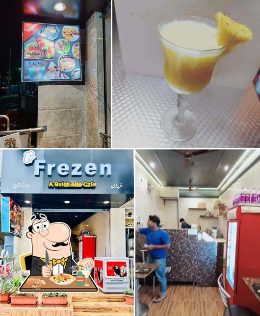 Among various things one can find food and interior at Frezen