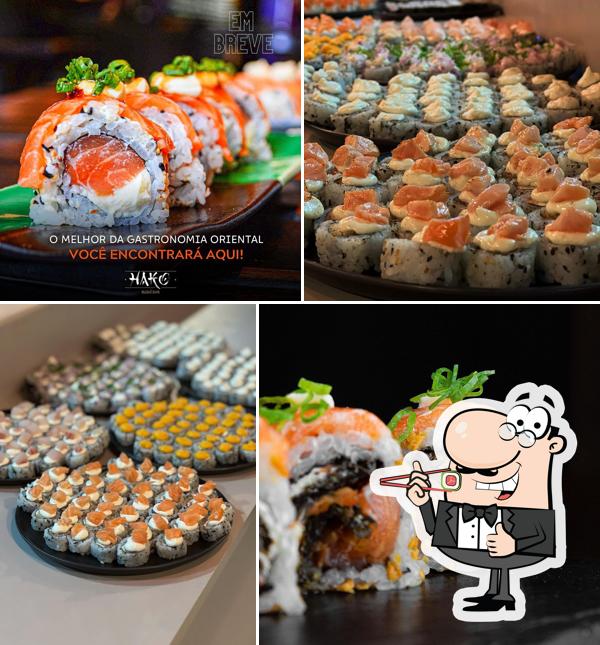 Experimente diversas opções de sushi