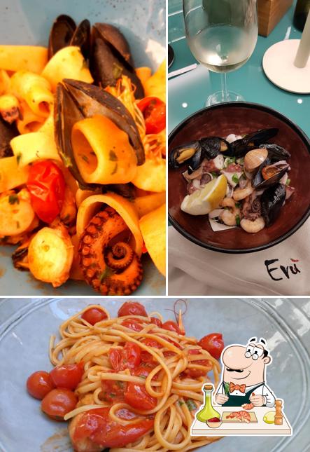 Попробуйте блюда с морепродуктами в "Ristorante Evu'"