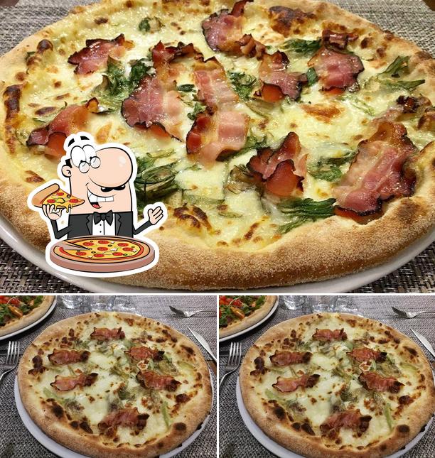 Probiert eine Pizza bei Ristorante La Bifora