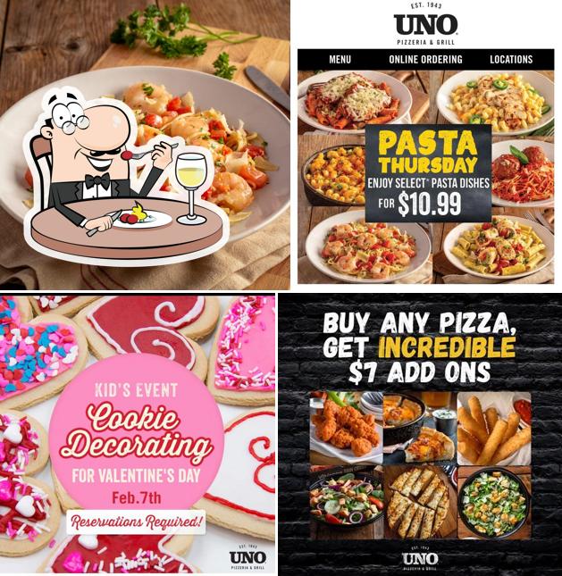 Food at UNO Pizzeria & Grill