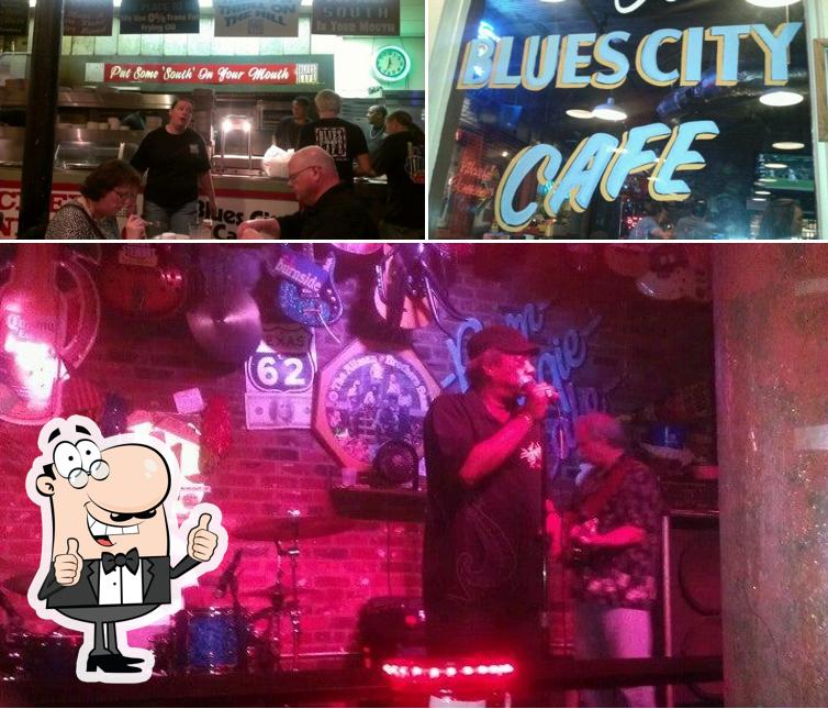 Look at the picture of Blues City Cafe