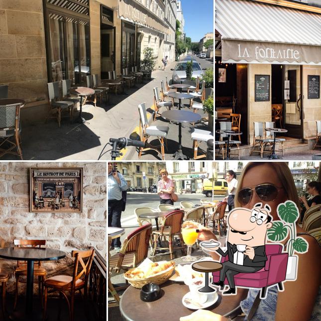 L'intérieur de La Fontaine Cuvier restaurant