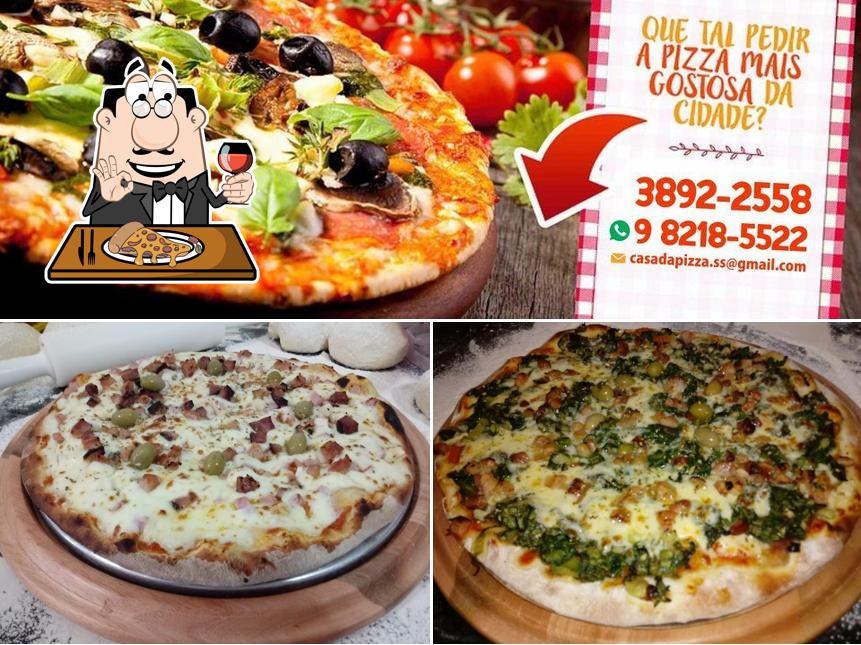 Peça pizza no Casa da Pizza