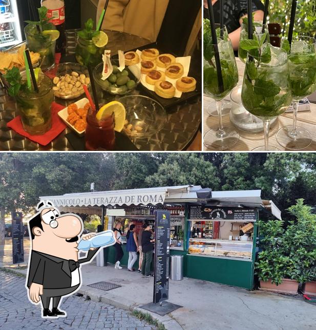 La Terrazza Del Gianicolo si caratterizza per la bevanda e esterno