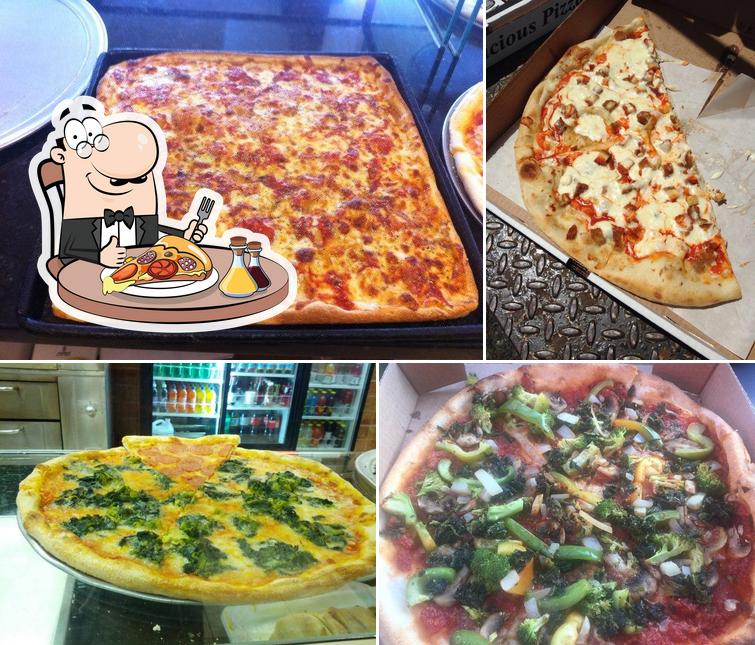 Get pizza at Maplewood Pizzeria