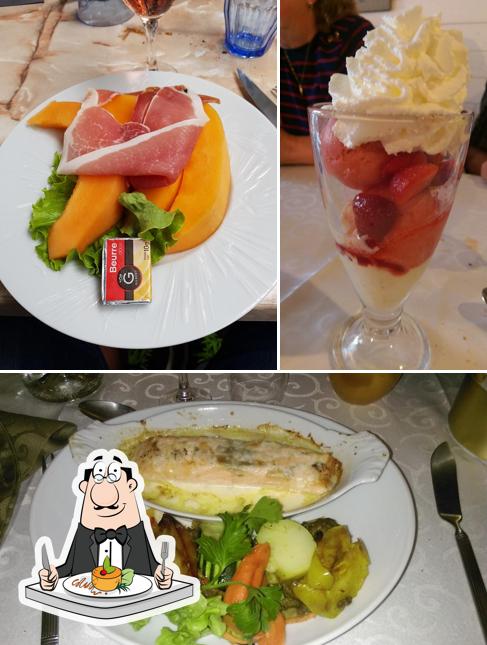 Еда в "Auberge des Monards"