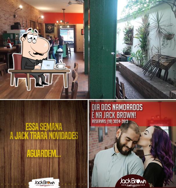 Veja imagens do interior do Jack Brown - Hamburgueria