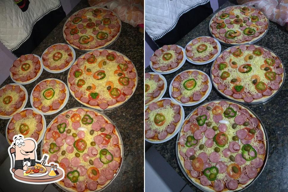 Experimente pizza no Kaká Lanches & Pizzas