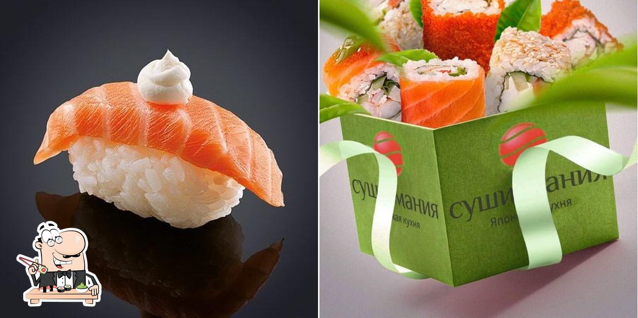 Essayez de nombreuses options de sushi