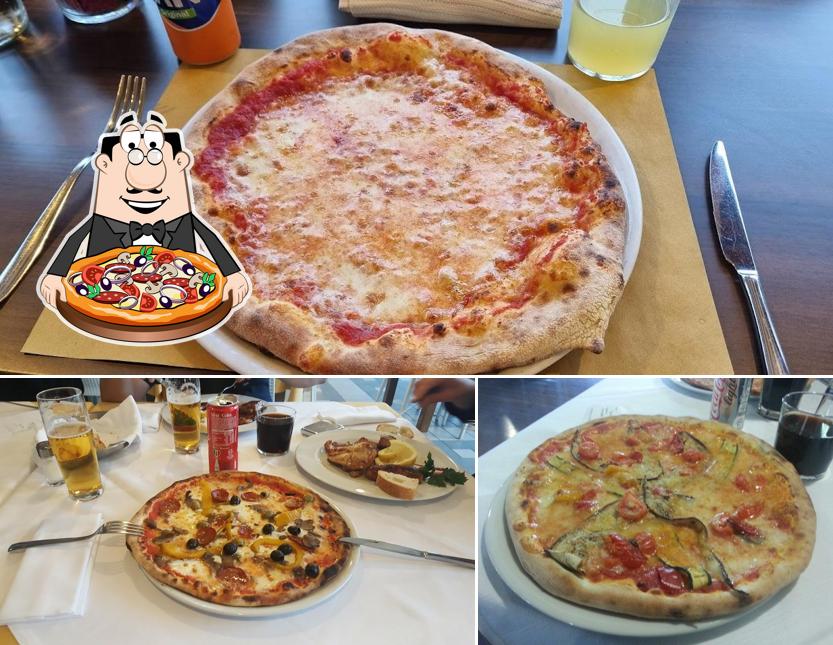 A Ristorante Pizzeria al Ritrovo, puoi prenderti una bella pizza