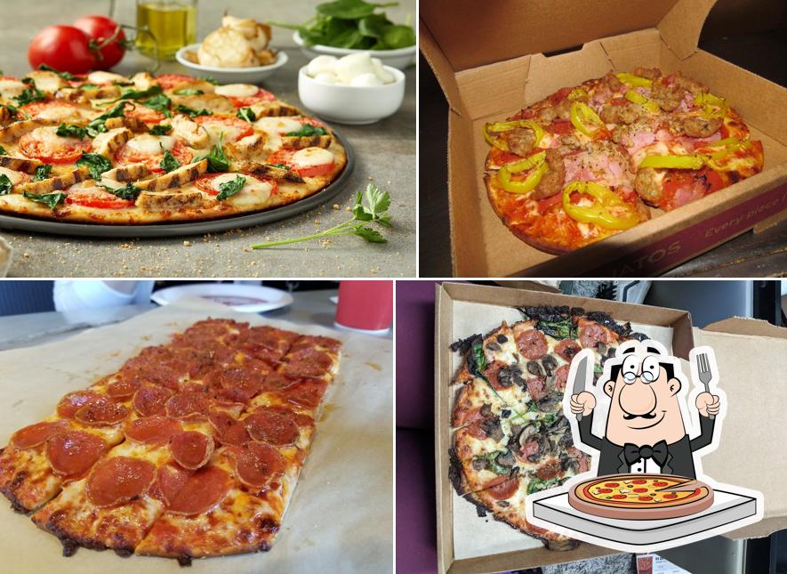 Try out various types of pizza