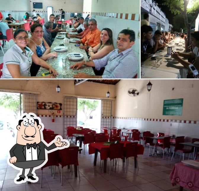 Dê uma olhada a foto ilustrando interior e comida no Flana's Restaurante e Pizzaria / Sushibar