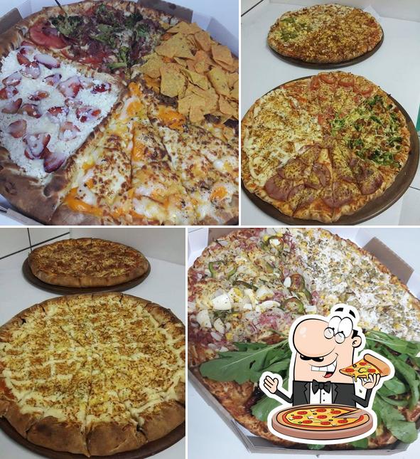 Peça diferentes estilos de pizza