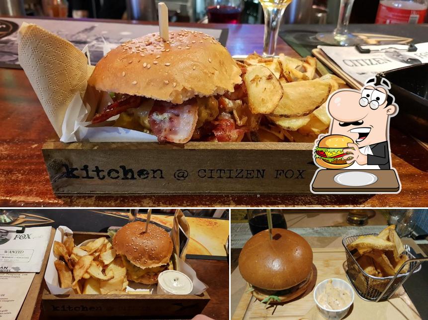 Commandez un hamburger à Citizen Fox