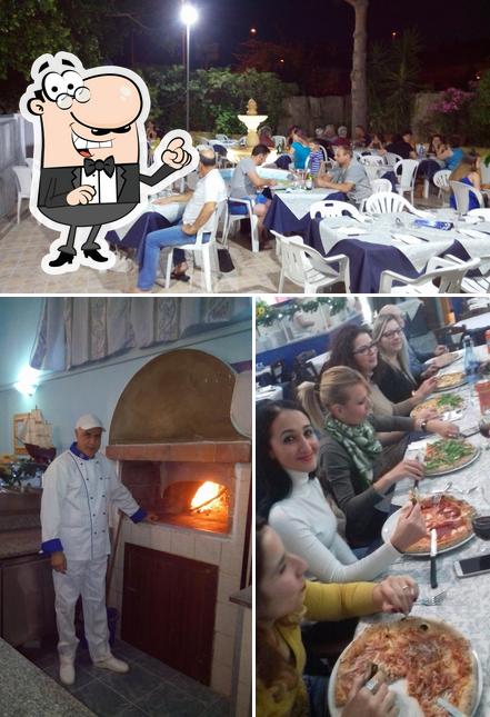 Gli interni di Pizzeria Grotta Azzurra