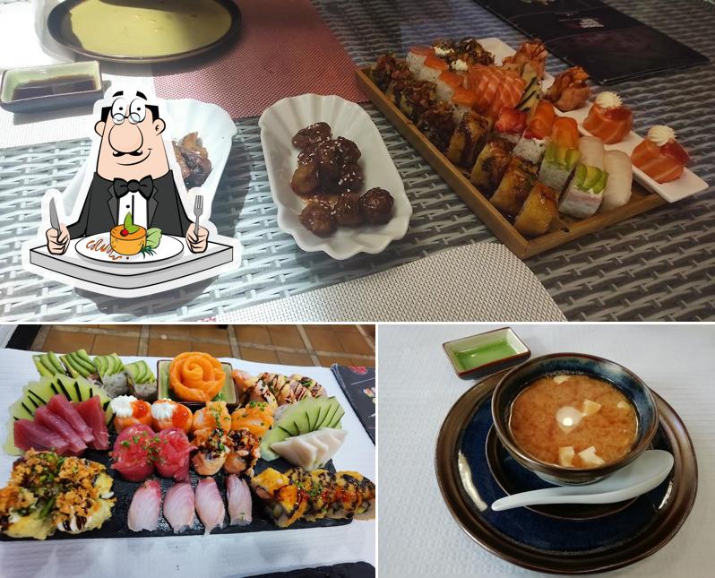 Еда в "Restaurante Japonês - TENSHI SUSHI BAR"