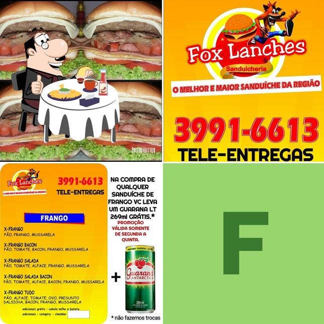 Os hambúrgueres do Fox Sanduicheria irão satisfazer diferentes gostos