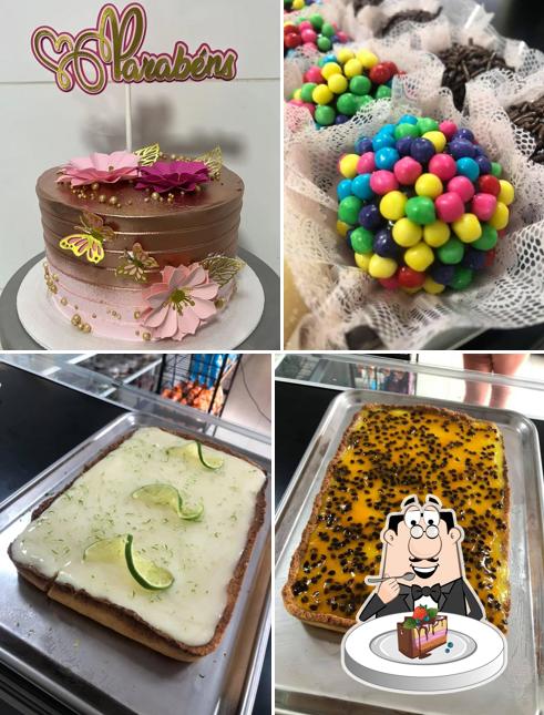 Bolo de chocolate em Delícias Confeitaria