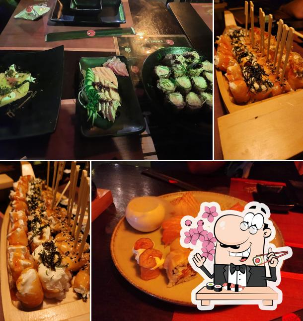 Experimente diversas opções de sushi
