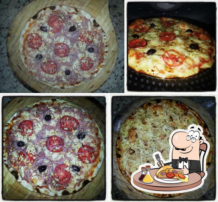 Escolha pizza no Burgueria