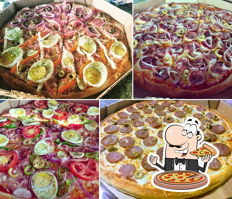 Escolha pizza no Pizzaria Nego's Delivery