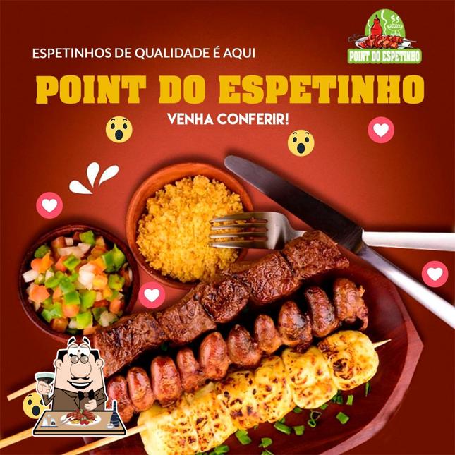 Prove refeições de carne no Restaurante Point do Espetinho