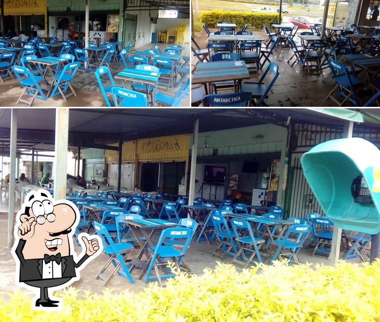O interior do Bar Serra Grande