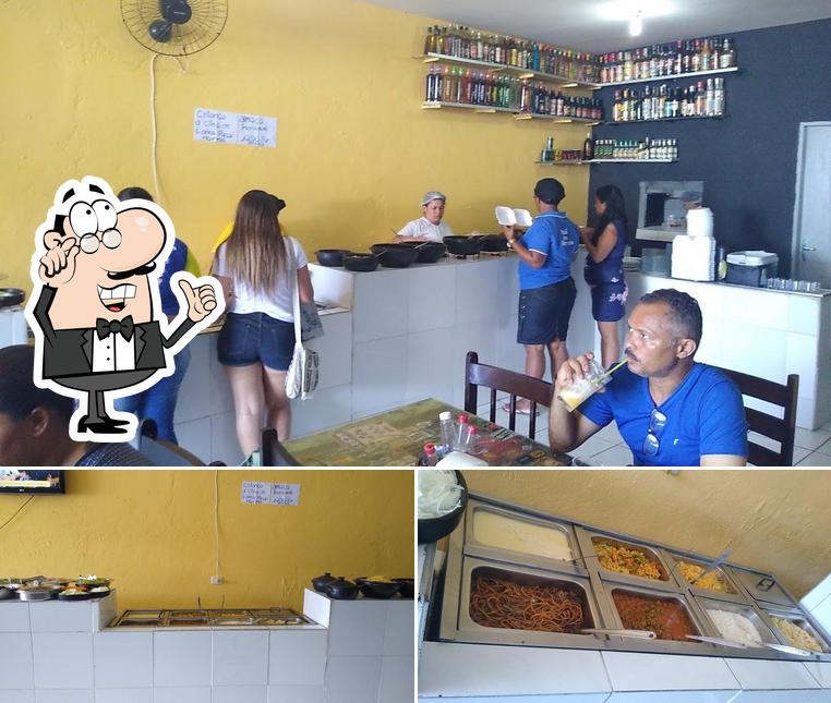 Entre diversos coisas, interior e sobremesa podem ser encontrados no Casa do cupim