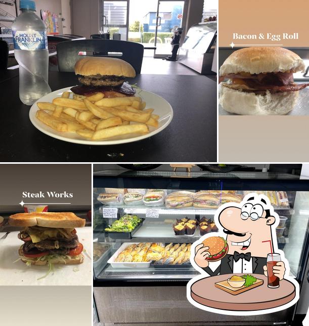 Try out a burger at Fingal Bay Cafe & Take Away
