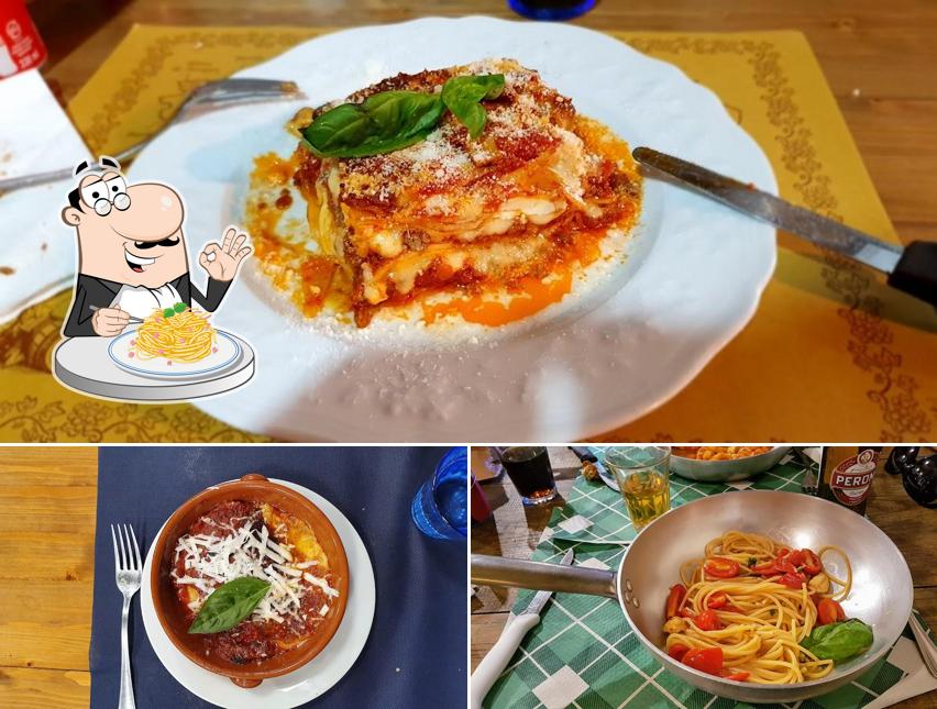 Spaghetti alla carbonara al La Cantinaccia del Popolo