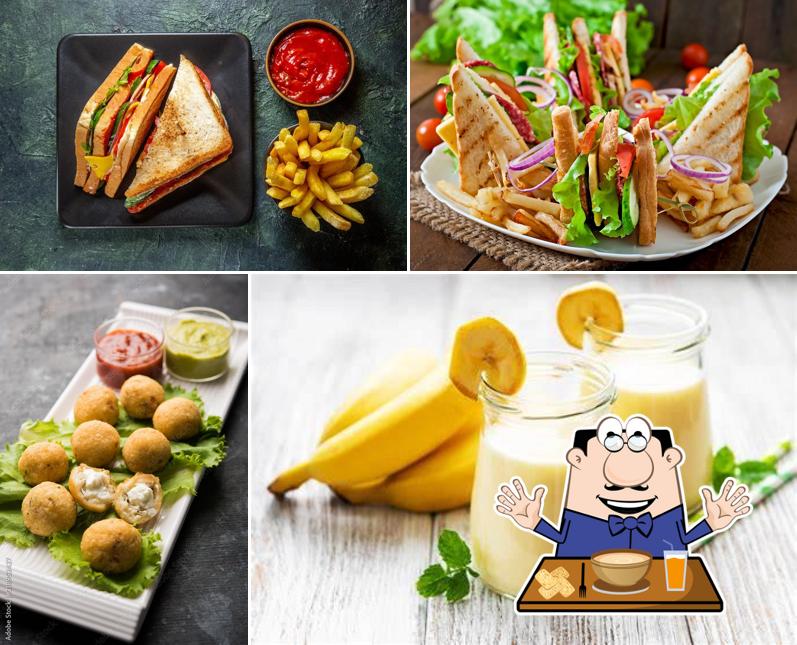 Food at The sandwich juice shop