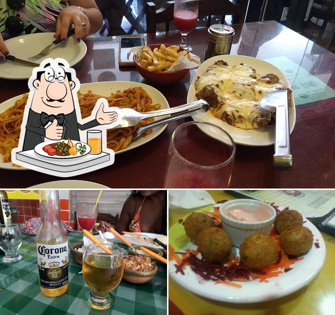 Это фото, где изображены еда и напитки в Marcelo Restaurante e Pizzaria