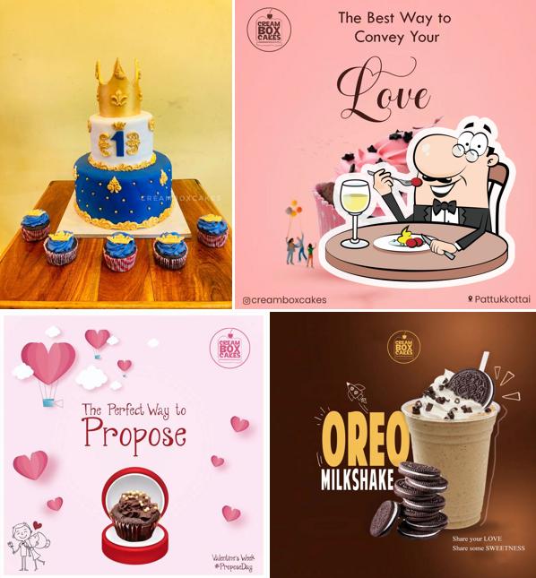 Food at CREAMBOX CAKES