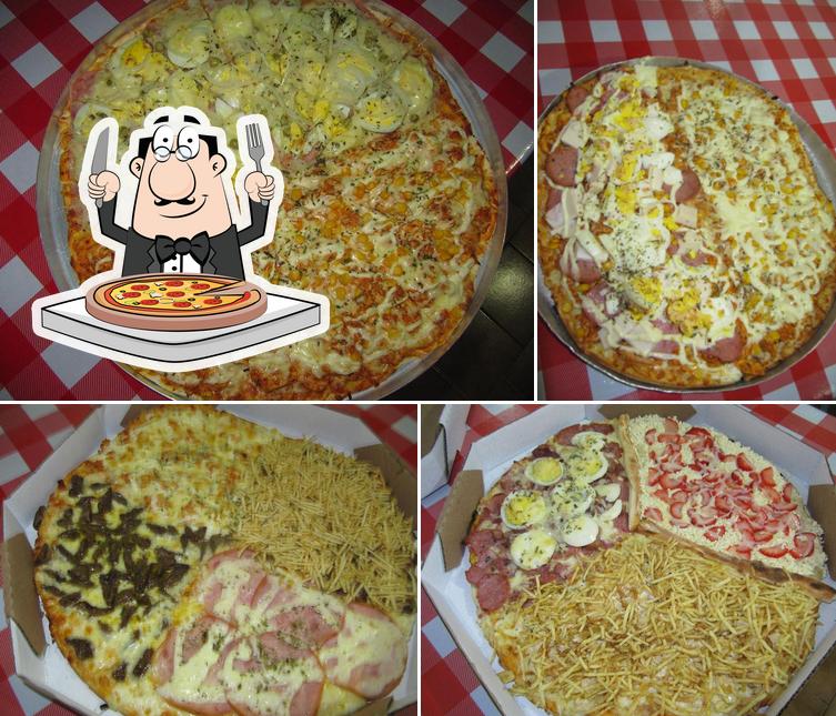 Escolha pizza no Estancia coroados disk pizza Marechal Cândido Rondon PR