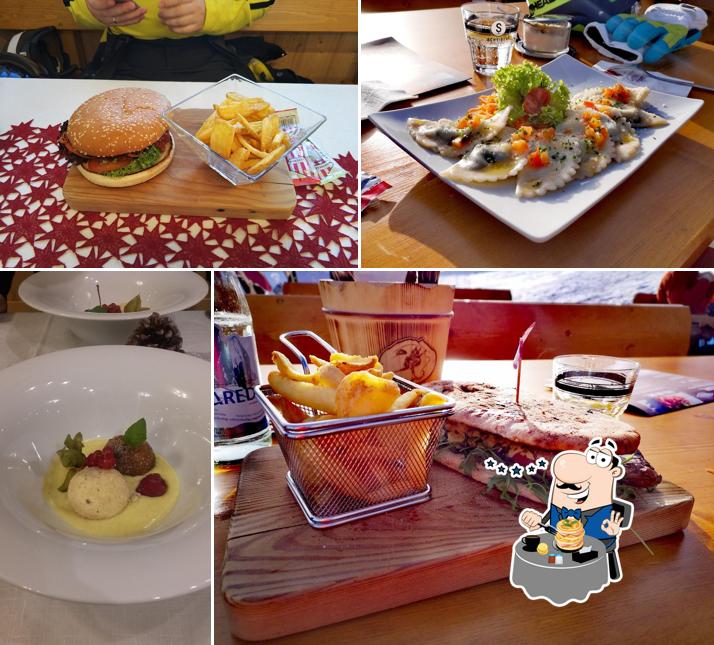 Cibo al ALPRES Restaurant Après SKI Kronplatz Plan De Corones