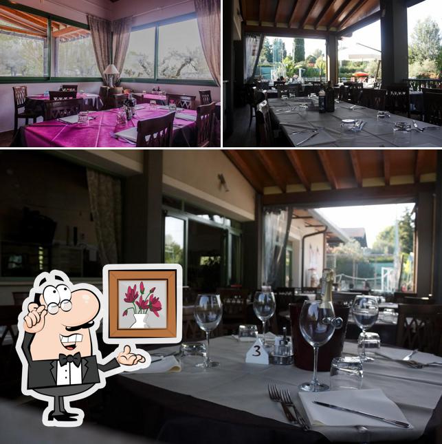 Gli interni di Ristorante La Rosa