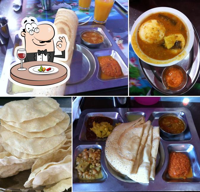 Nourriture à South Indian Dosa Mahal Restaurant