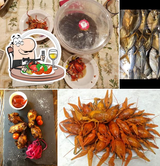 Попробуйте блюда с морепродуктами в "Раковой №1 Сочи"