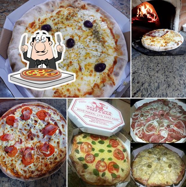 Experimente pizza no República da Pizza