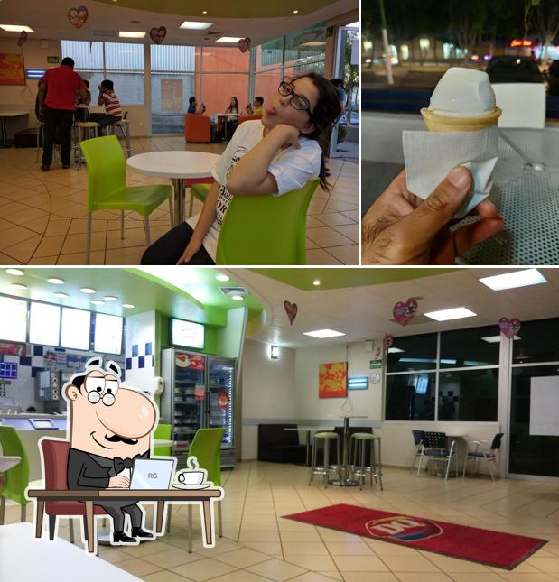 The image of Dairy Queen Coordilleras’s interior and cake